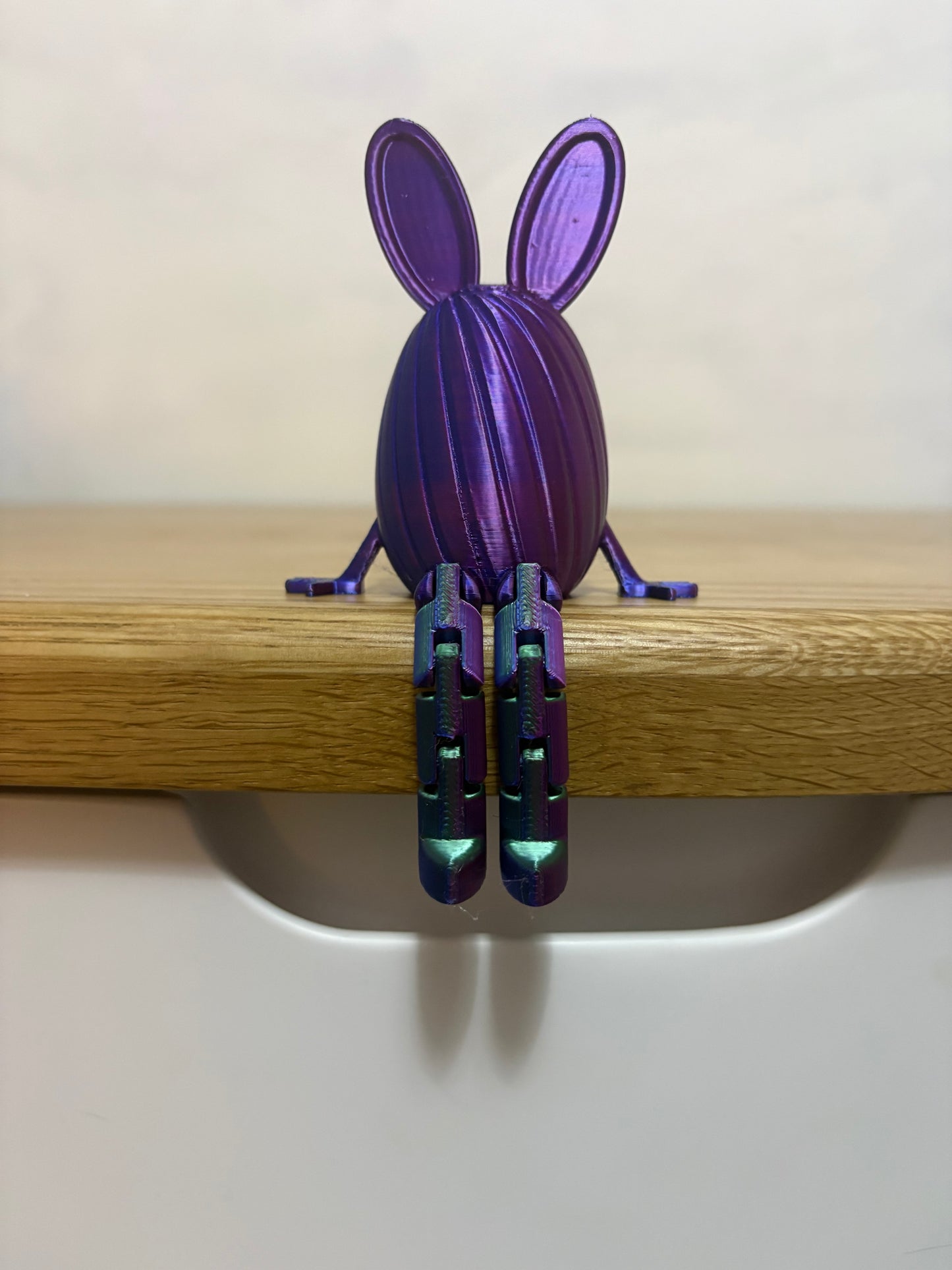 Sitting Easter egg chameleon